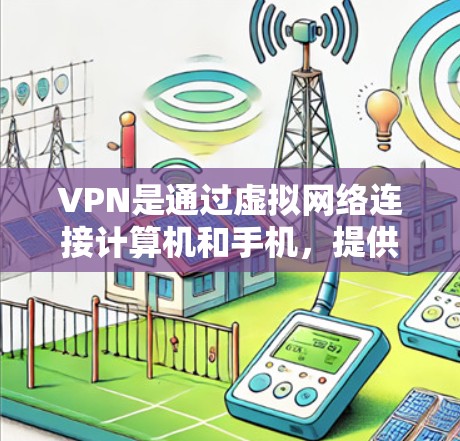 VPN是通过虚拟网络连接计算机和手机，提供安全访问外部网络的工具。以下是其主要功能和步骤