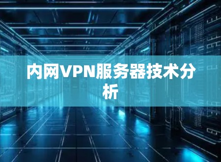 内网VPN服务器技术分析 内网VPN服务器技术分析