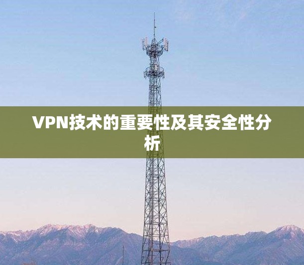 VPN技术的重要性及其安全性分析