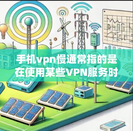 手机vpn慢通常指的是在使用某些VPN服务时，速度变慢，导致用户体验不佳。以下是一些可能导致手机VPN速度慢的原因和解决方法