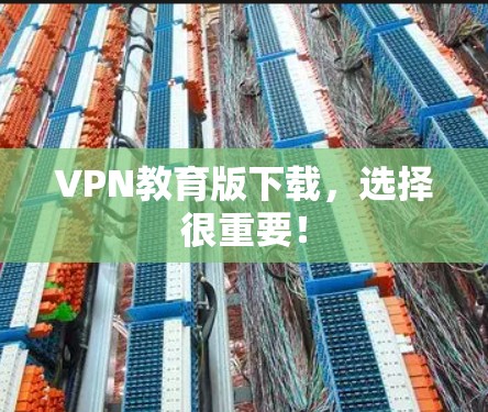 VPN教育版下载，选择很重要！
