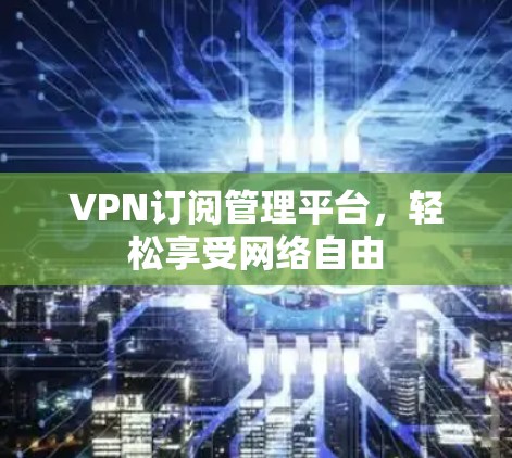 VPN订阅管理平台，轻松享受网络自由