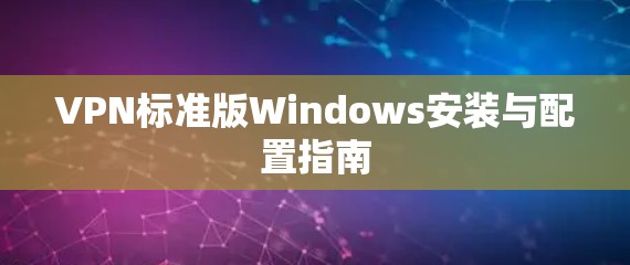 VPN标准版Windows安装与配置指南