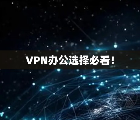 VPN办公选择必看！