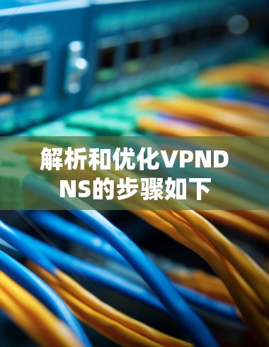 解析和优化VPNDNS的步骤如下 解析和优化VPNDNS的步骤如下