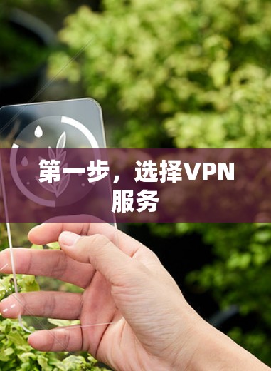 第一步,选择VPN服务 第一步,选择VPN服务