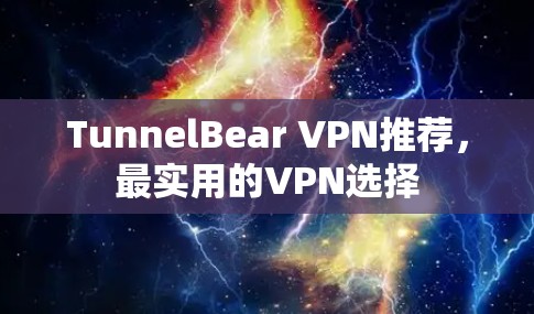 TunnelBear VPN推荐，最实用的VPN选择