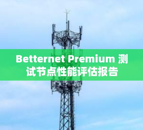Betternet Premium 测试节点性能评估报告