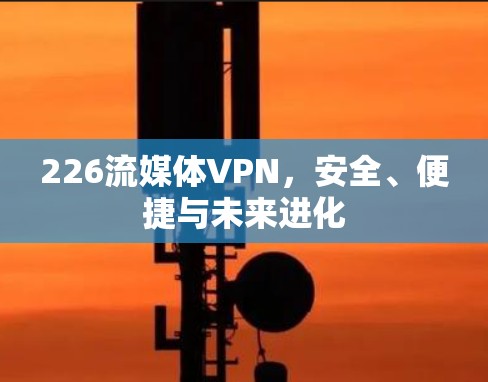 226流媒体VPN，安全、便捷与未来进化