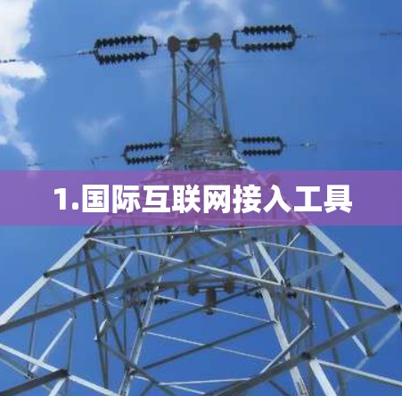 1.国际互联网接入工具